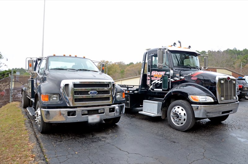 Skinner Body Shop tow fleet